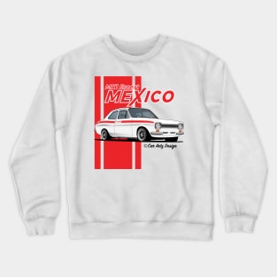 Mk1 Escort Mexico (White + Red) Crewneck Sweatshirt